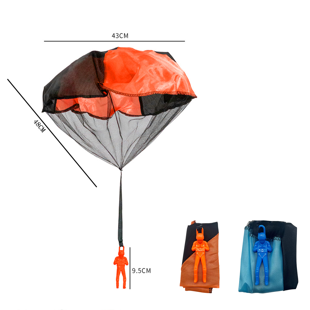 Kids Unique Outdoor Toys - Parachute Toys for Kids Tangle Free