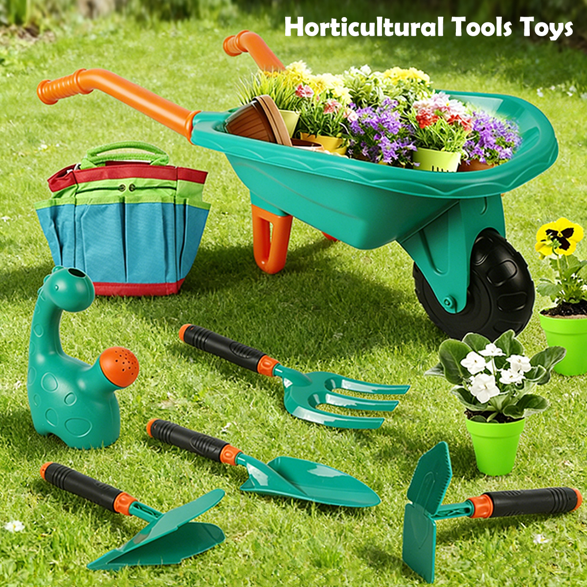 Kids Outdoor Garden Set - Gardening Tool Set Toys for kids,