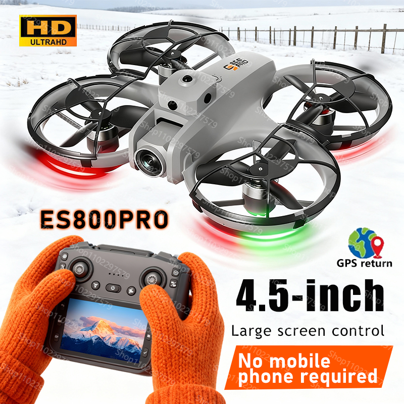 Kids Outdoor House Accessories - New ES800PRO Drone 4K HD Aerial