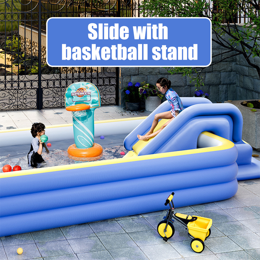 Inflatable Water Slide Compact - Kids Outdoor Playground avaliação e preço