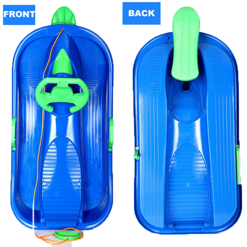 Kids Snow Sled With Steering W - Kids Unique Outdoor Toys avaliação e preço
