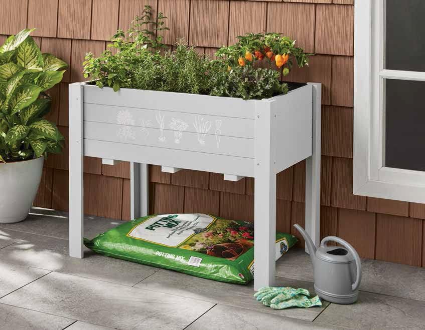 Kids Raised Garden Bed with DI - Kids Outdoor Chalkboard avaliação e preço