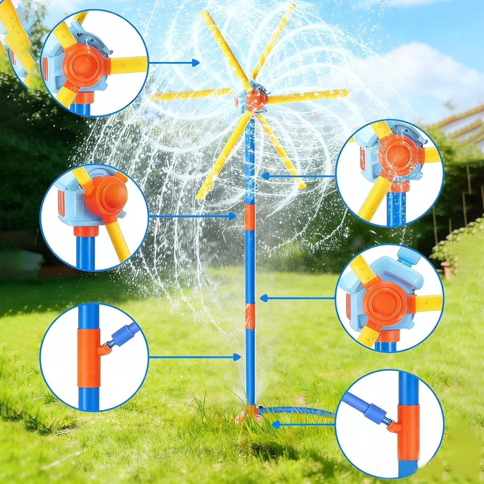 Kids Sprinkler Windmill Fun Sp - Kids Outdoor Garden Set avaliação e preço