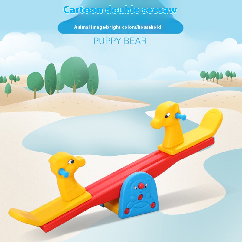 Outdoor Countyard Animal Seesa - Kids Outdoor Activity Toys avaliação e preço