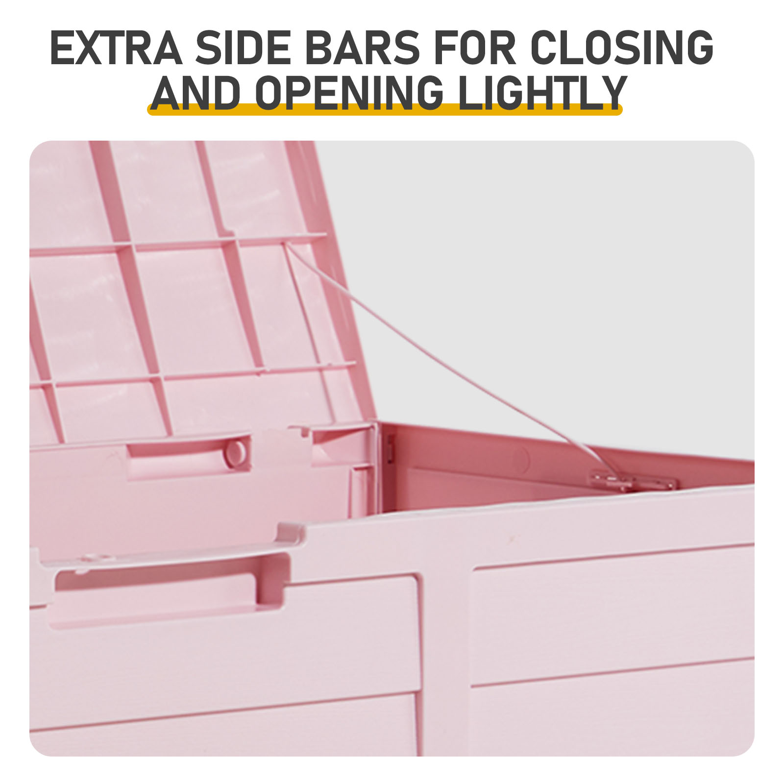 Light Pink 75Gal(280L) Patio O - Kids Outdoor Bench avaliação e preço