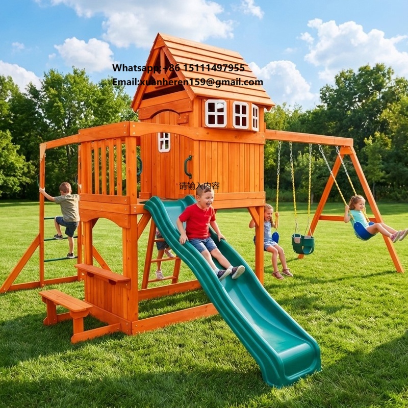 Large Outdoor Amusement Equipm - Kids Outdoor Swing avaliação e preço