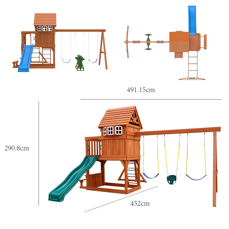 Large Outdoor Amusement Equipm - Kids Outdoor Swing avaliação e preço