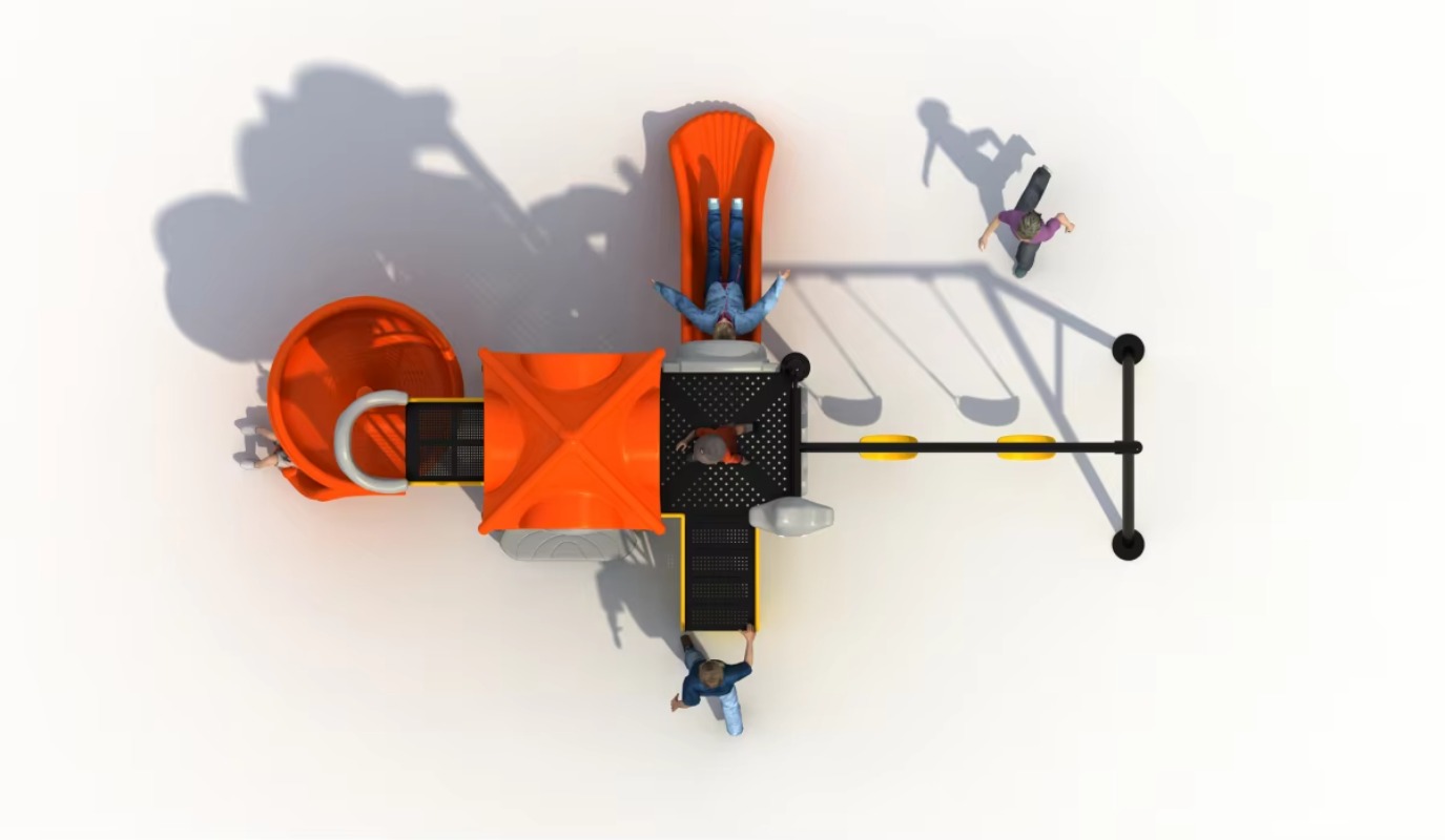 Outdoor Steel Plastic Swing Se - Kids Outdoor Garden Set avaliação e preço