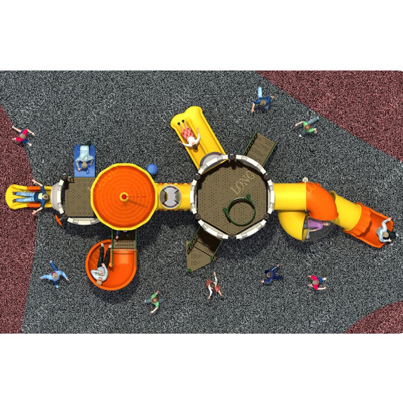 Castle Style Kids Slide for Ou - Kids Outdoor Playground avaliação e preço