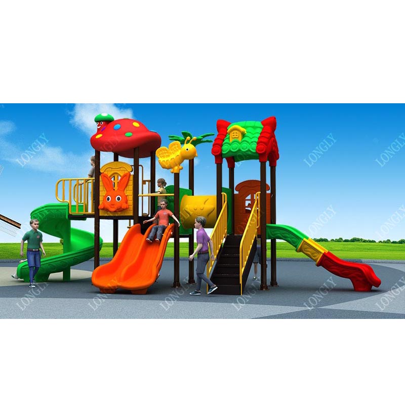 Modern Kids Slide Commercial A - Kids Outdoor Playground avaliação e preço