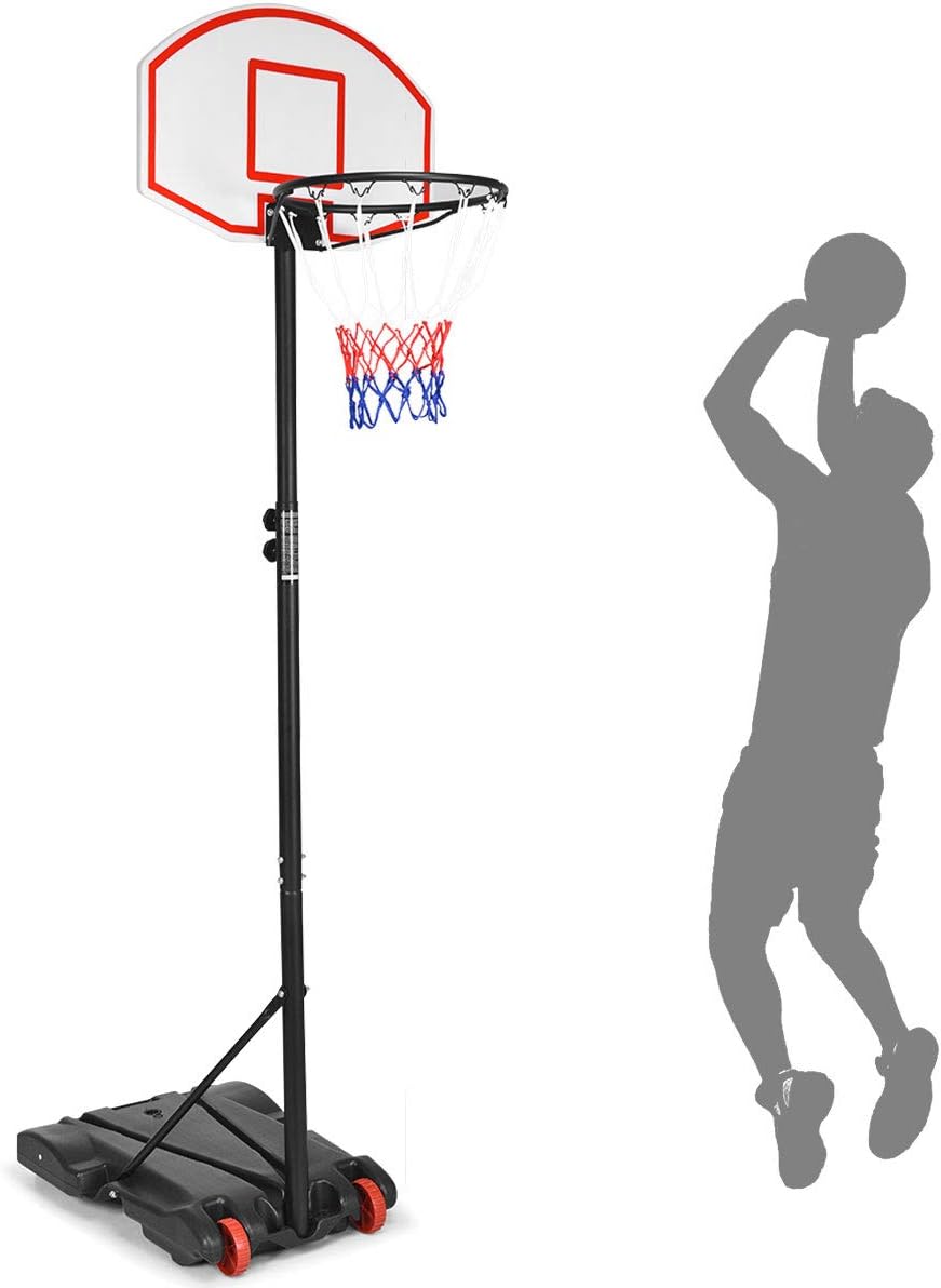 Portable Basketball Hoop with  - Kids Outdoor Basketball avaliação e preço