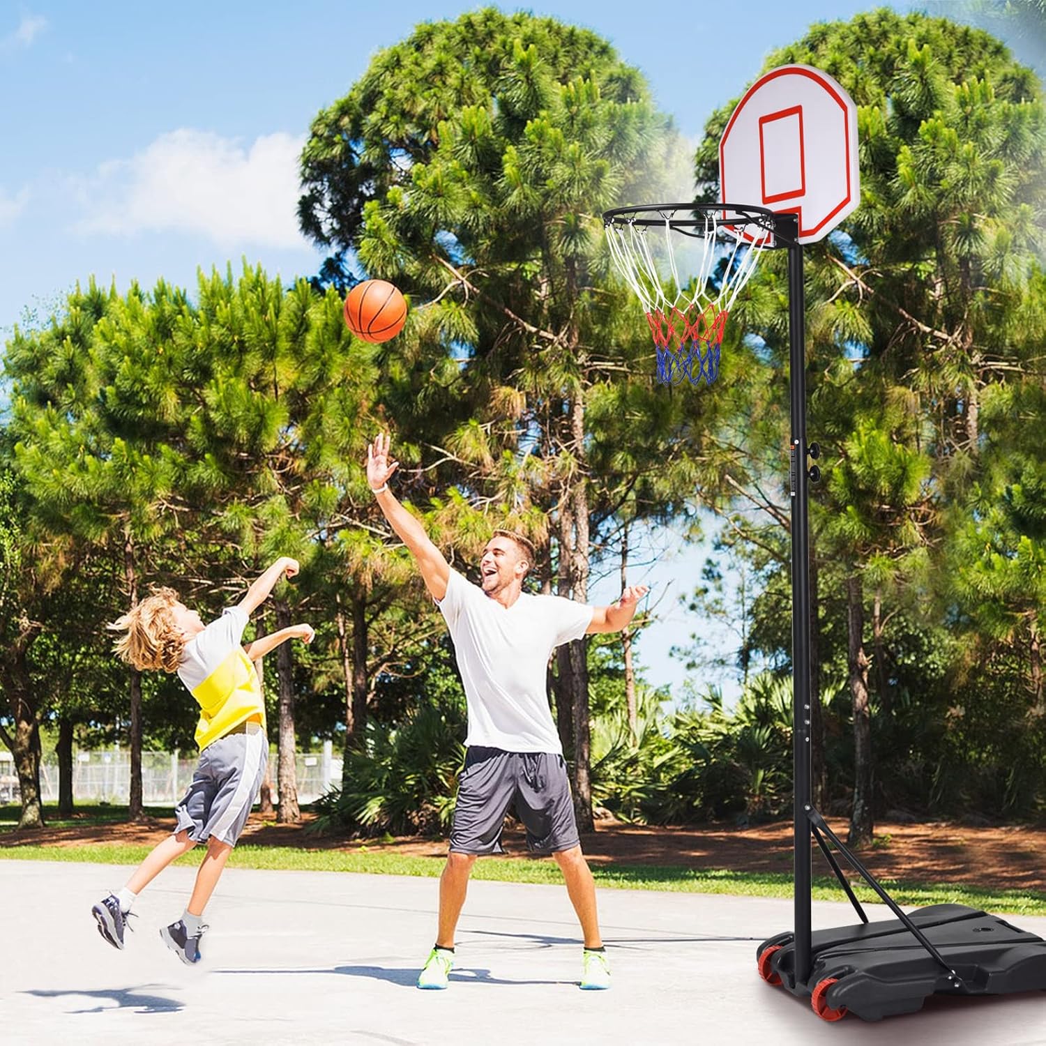 Portable Basketball Hoop with  - Kids Outdoor Basketball avaliação e preço