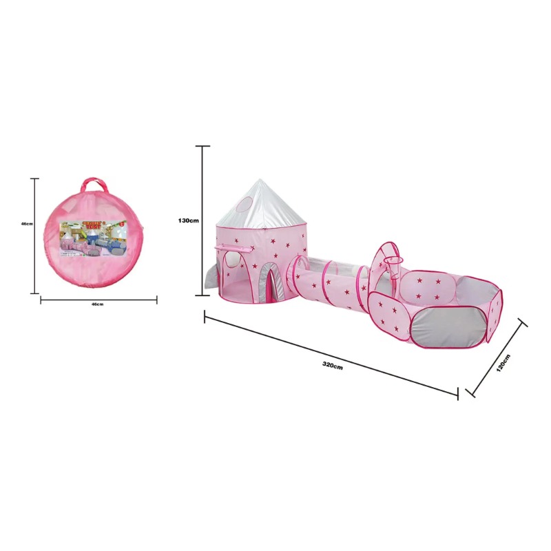 3 in 1 Kids Tent House Portabl - Kids Outdoor House Accessories avaliação e preço
