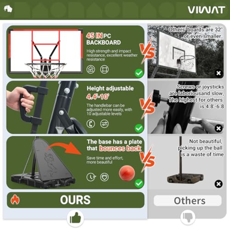 Outdoor/indoor adjustable bask - Kids Outdoor Basketball avaliação e preço