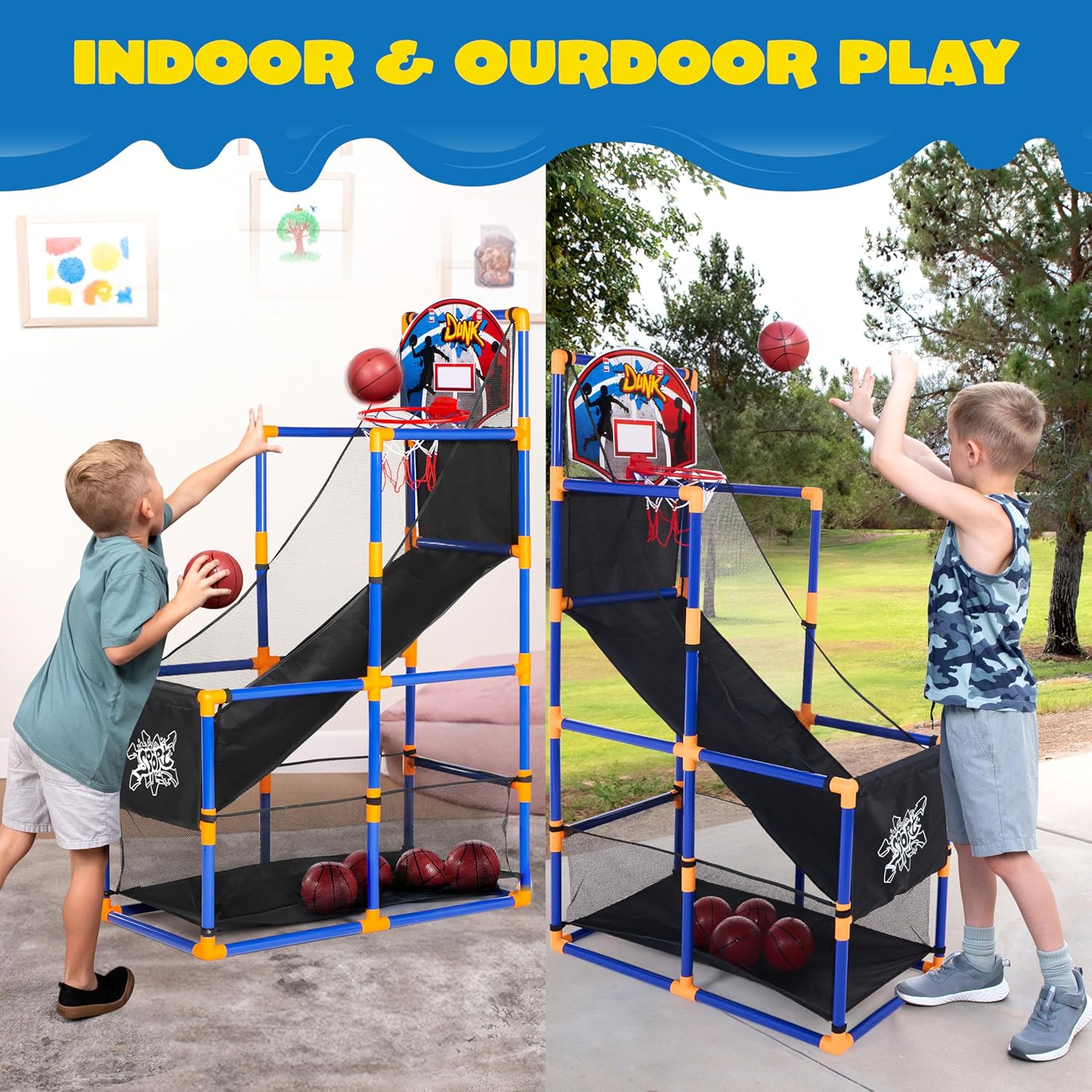Arcade Basketball Game Set wit - Kids Outdoor Basketball avaliação e preço