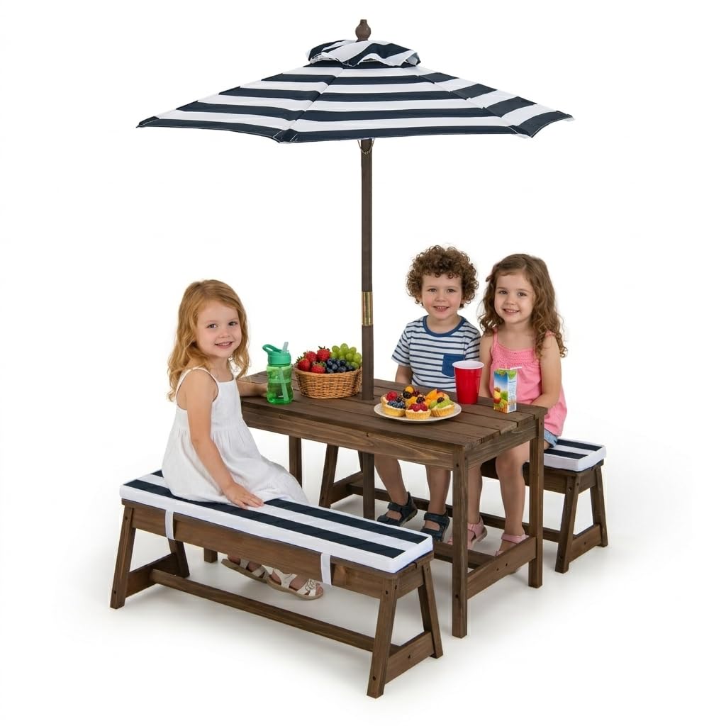 Height Adjustable Wooden Kids  - Kids Outdoor Garden Set avaliação e preço