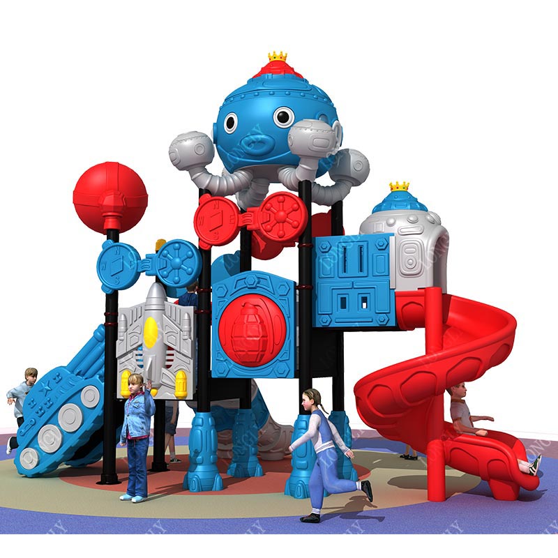 China Factory Kids Plastic Sli - Kids Outdoor Playground avaliação e preço