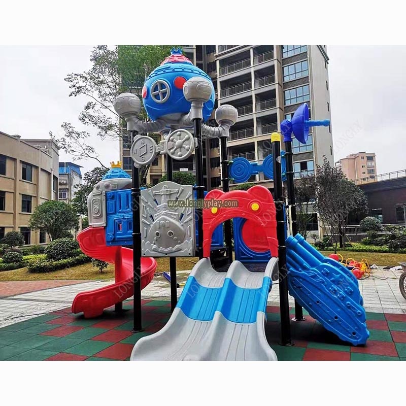 China Factory Kids Plastic Sli - Kids Outdoor Playground avaliação e preço