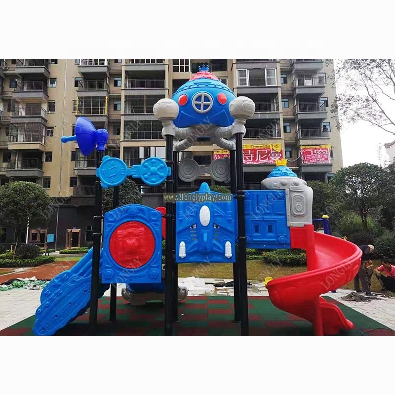 China Factory Kids Plastic Sli - Kids Outdoor Playground avaliação e preço