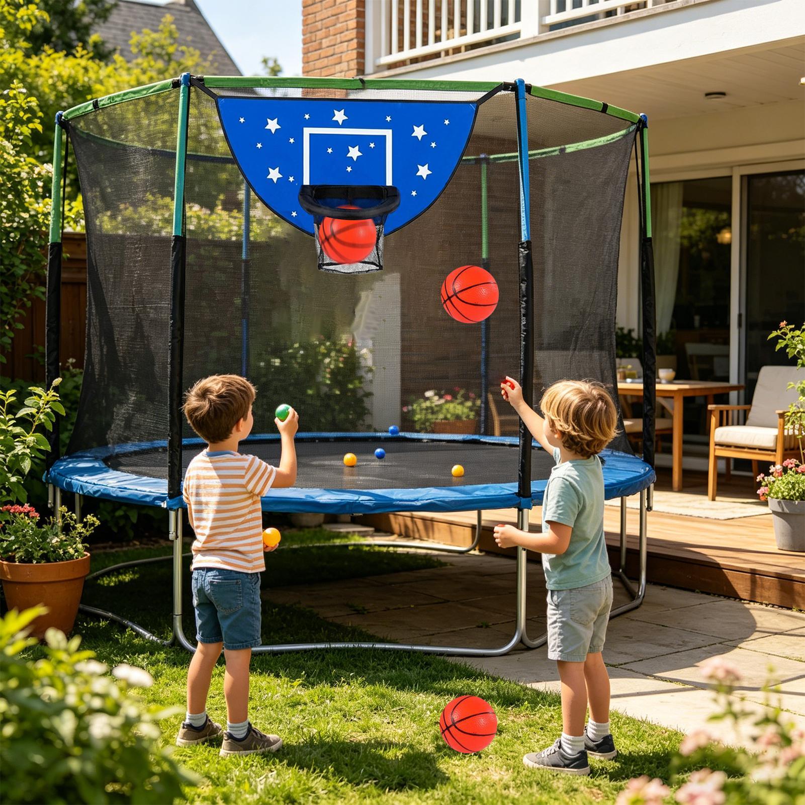 Basketball Goal For Trampoline - Kids Outdoor Basketball avaliação e preço