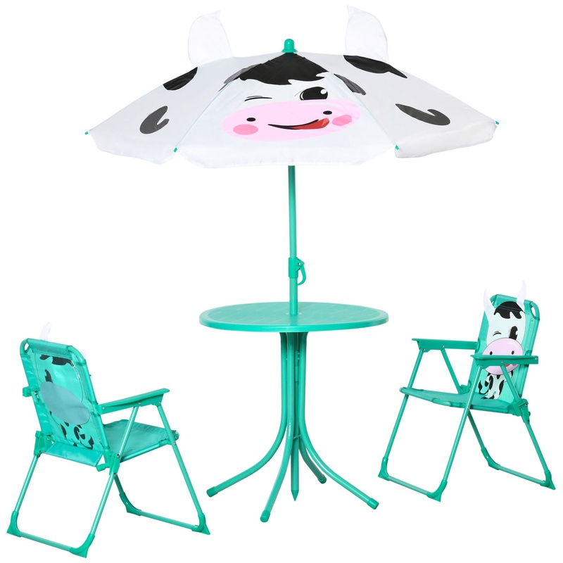 Outdoor Folding Kids Table and - Kids Outdoor Garden Set avaliação e preço