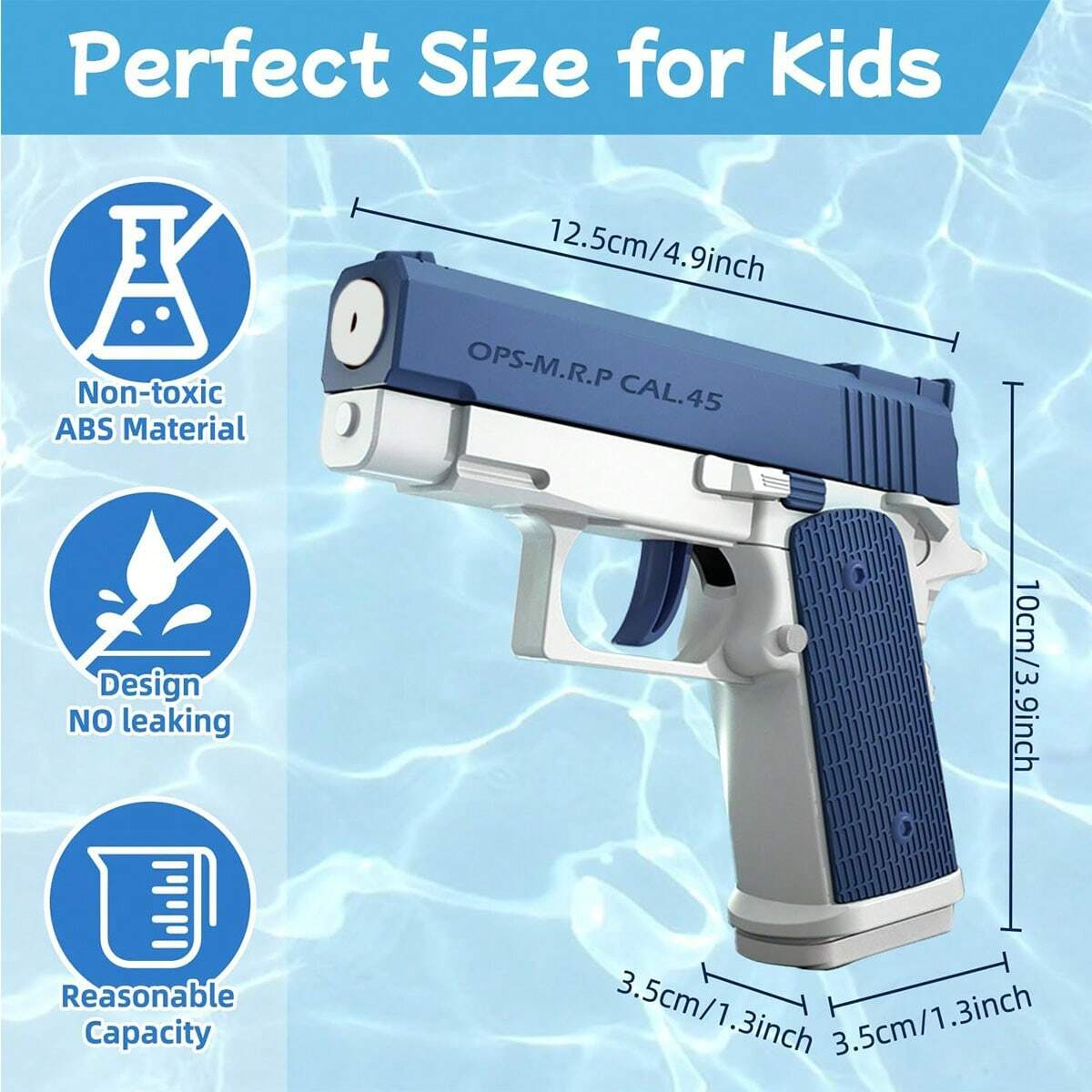 Water Guns Pistol Toy Squirt G - Kids Outdoor Playground avaliação e preço