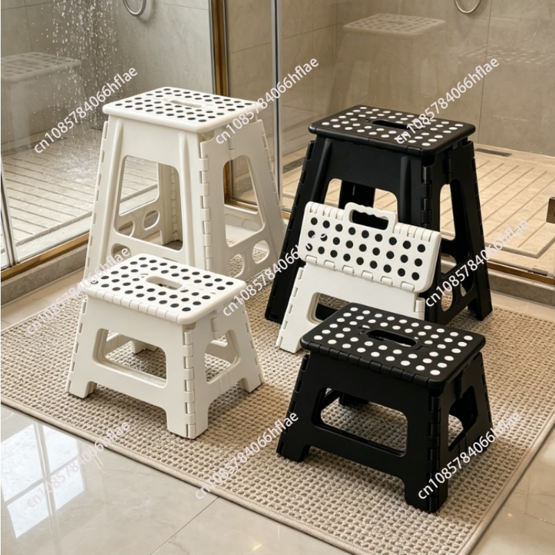 Thickened Plastic Folding Stoo - Kids Outdoor Foldable Chair avaliação e preço