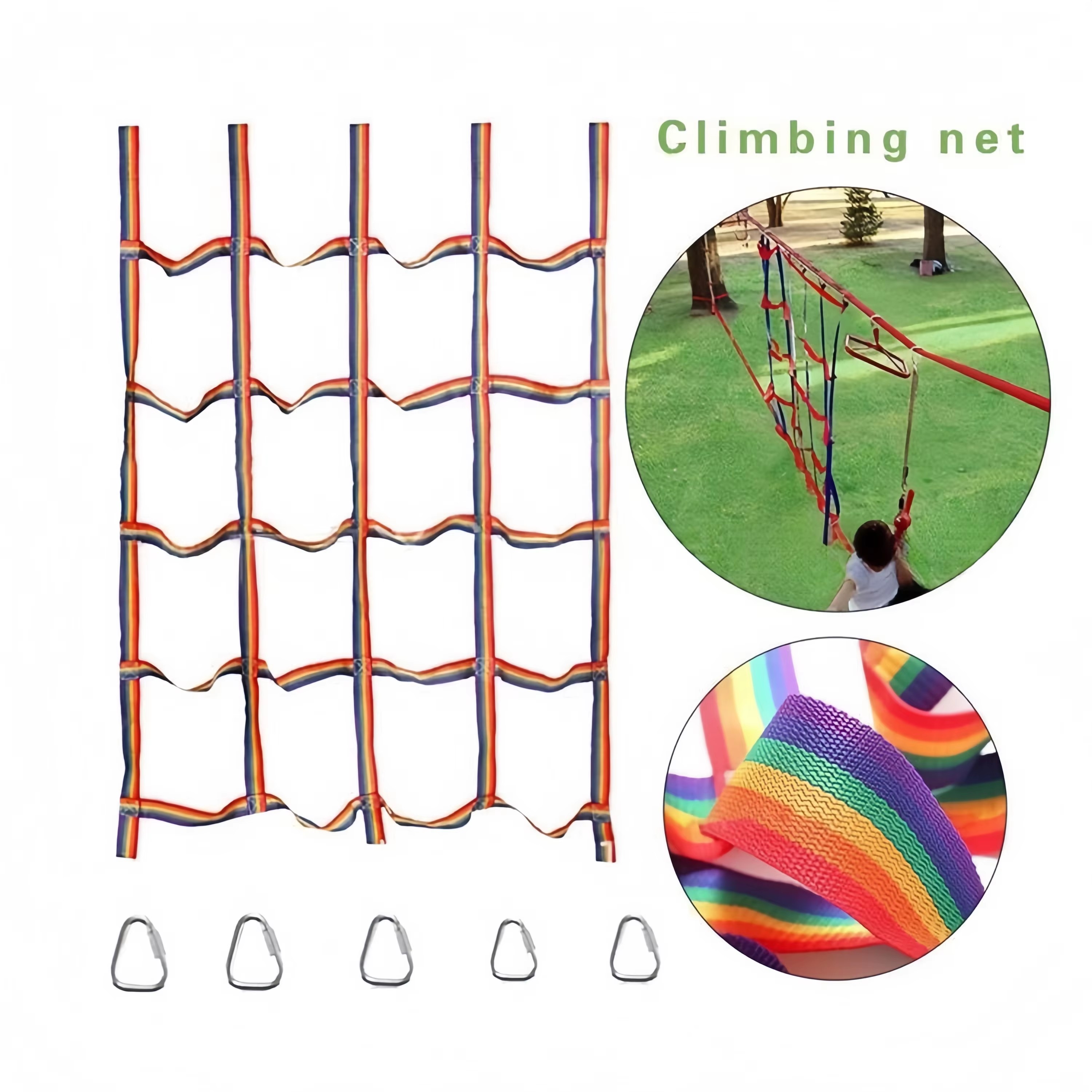 Outdoor Colored Ribbon Climbin - Kids Outdoor Swing avaliação e preço