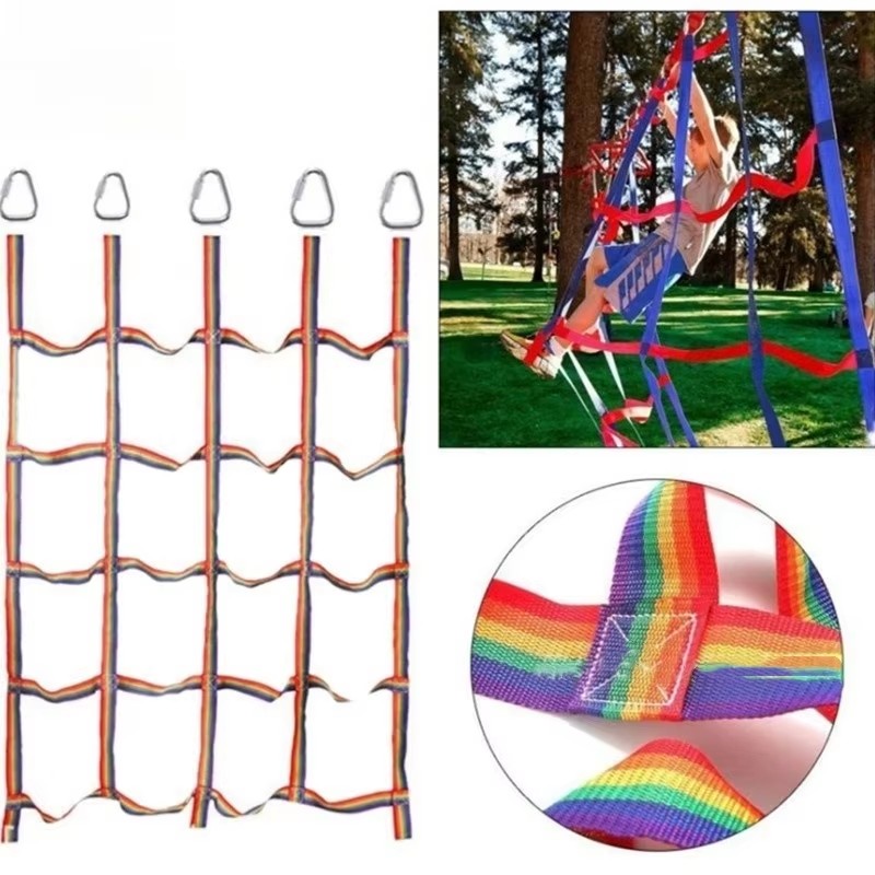 Outdoor Colored Ribbon Climbin - Kids Outdoor Swing avaliação e preço