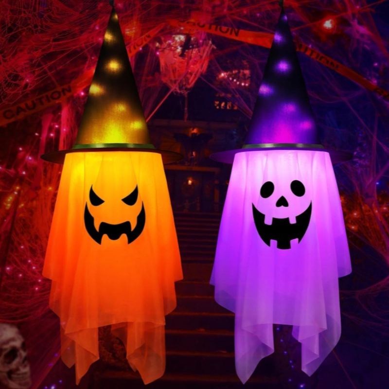1-2PCS Halloween Glowing Pumpk - Kids Outdoor House Accessories avaliação e preço