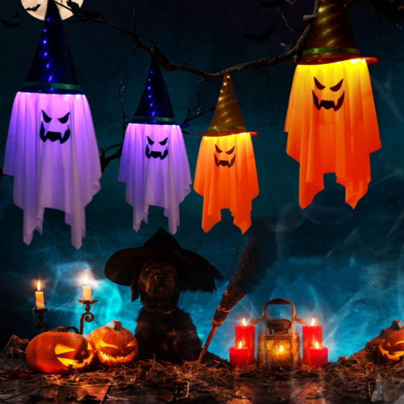 1-2PCS Halloween Glowing Pumpk - Kids Outdoor House Accessories avaliação e preço
