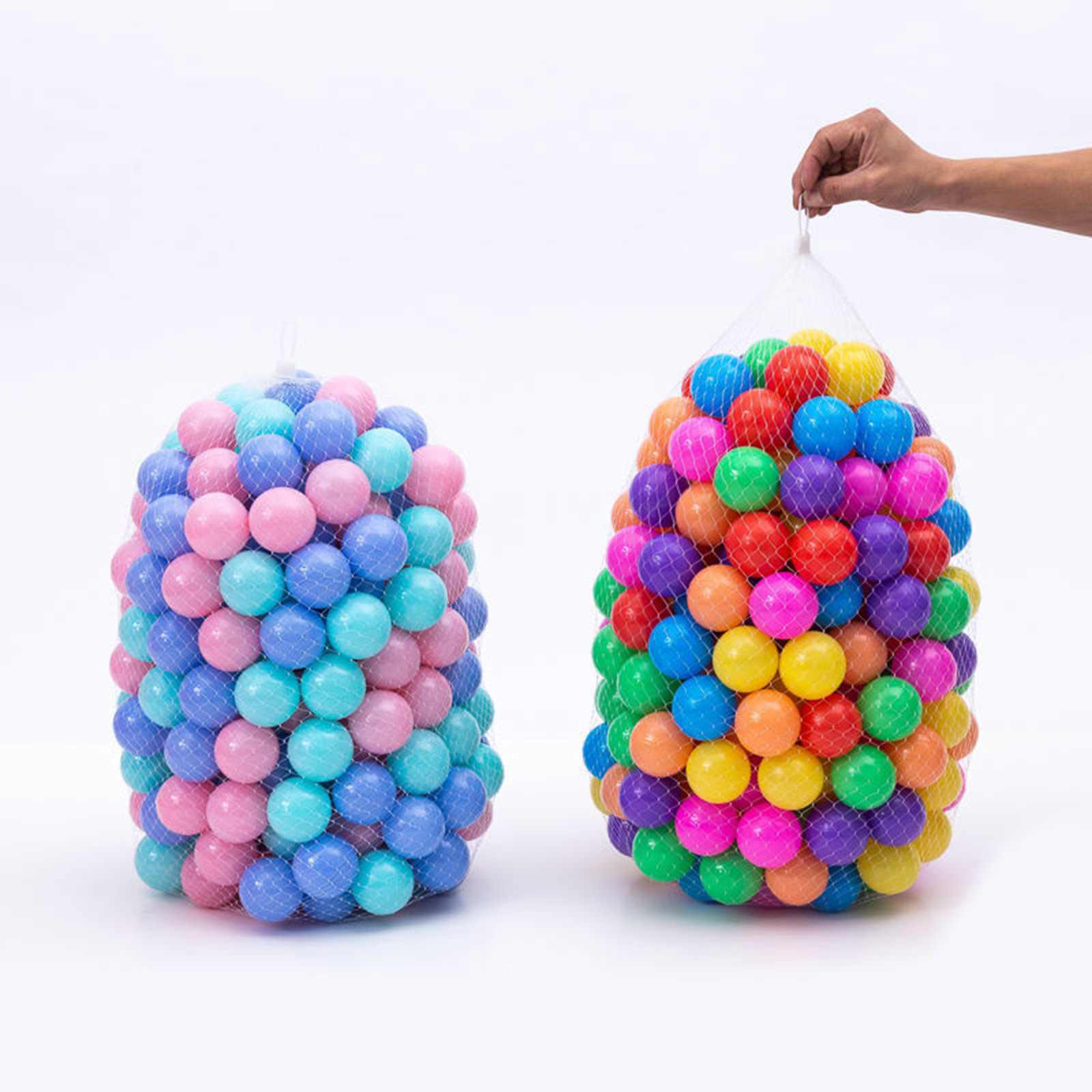 100PCS 55MM Baby Plastic Balls - Kids Outdoor House Accessories avaliação e preço