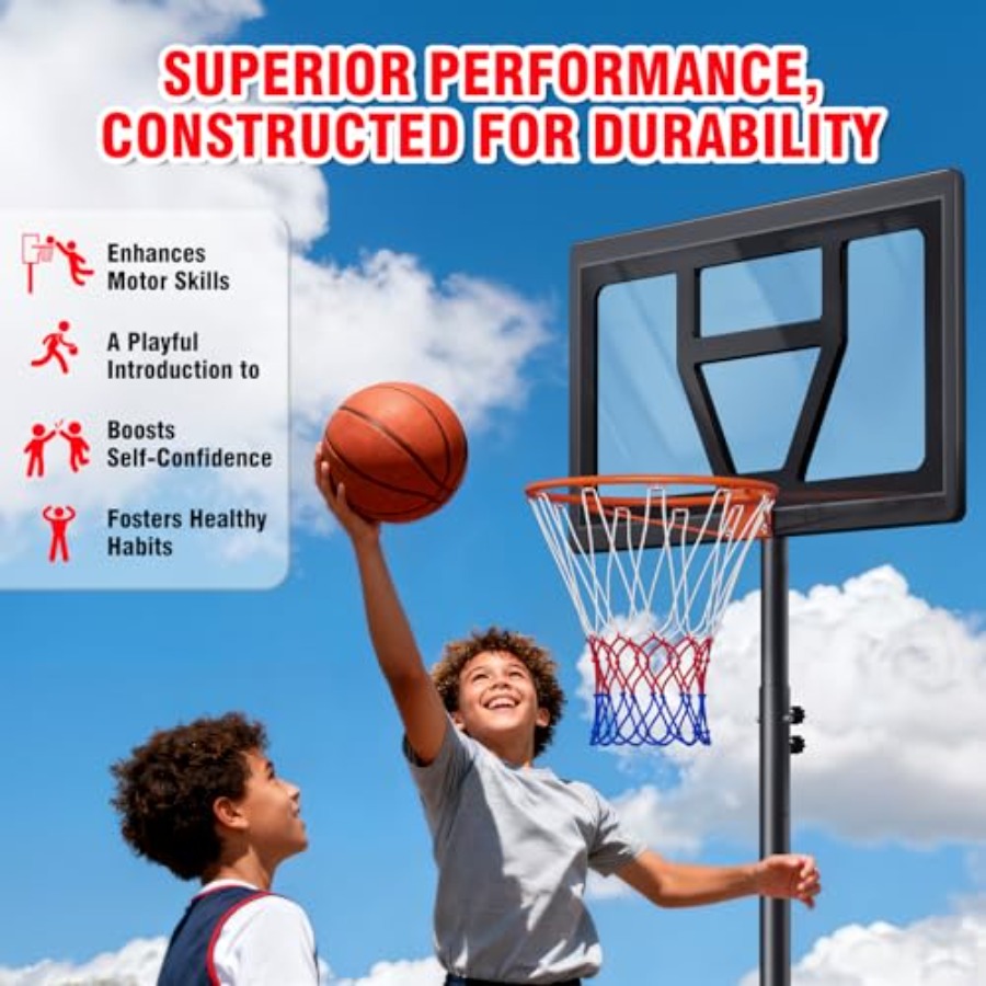 Outdoor kids basketball hoop,  - Kids Outdoor Basketball avaliação e preço