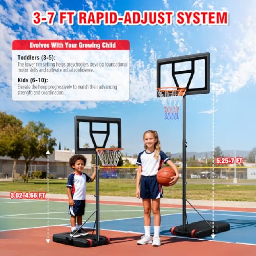 Outdoor kids basketball hoop,  - Kids Outdoor Basketball avaliação e preço