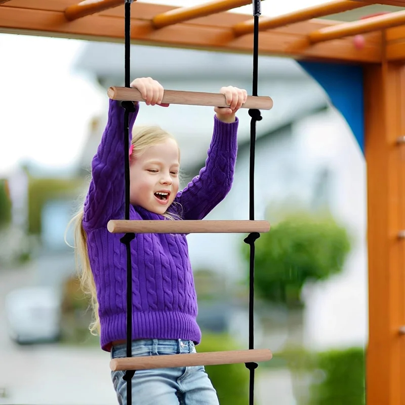 Children Climbing Rope Ladder  - Kids Outdoor Swing avaliação e preço