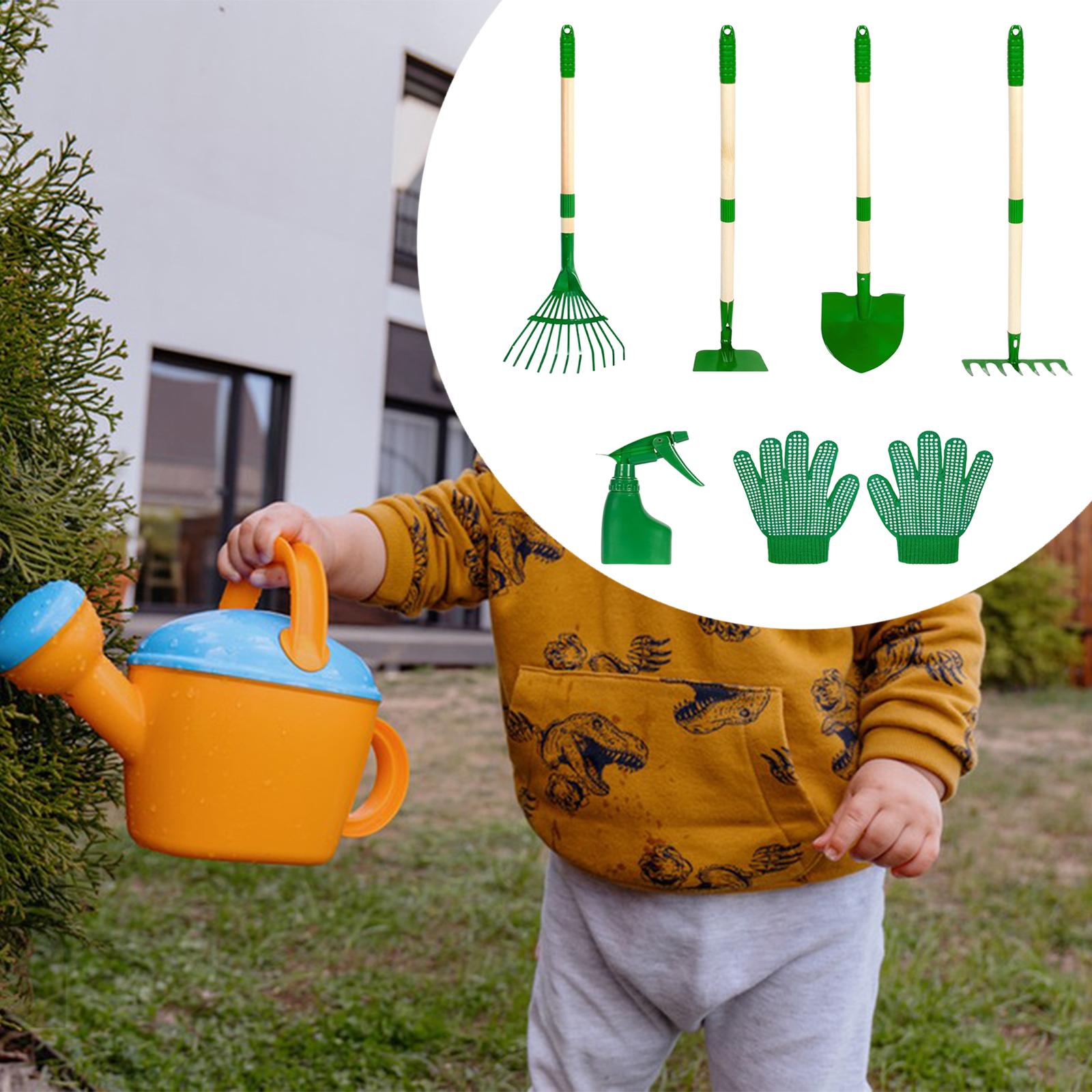 6x Kids Gardening Tools Set Ou - Kids Outdoor Garden Set avaliação e preço