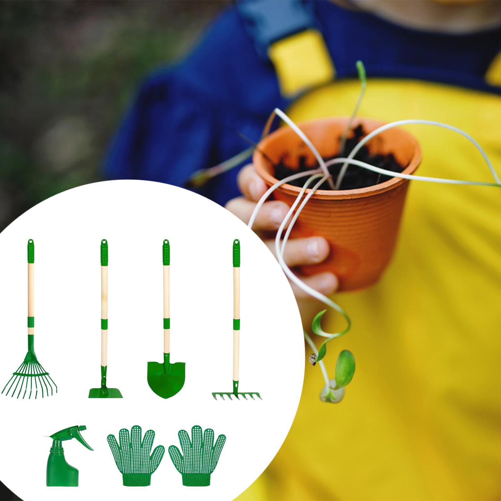 6x Kids Gardening Tools Set Ou - Kids Outdoor Garden Set avaliação e preço