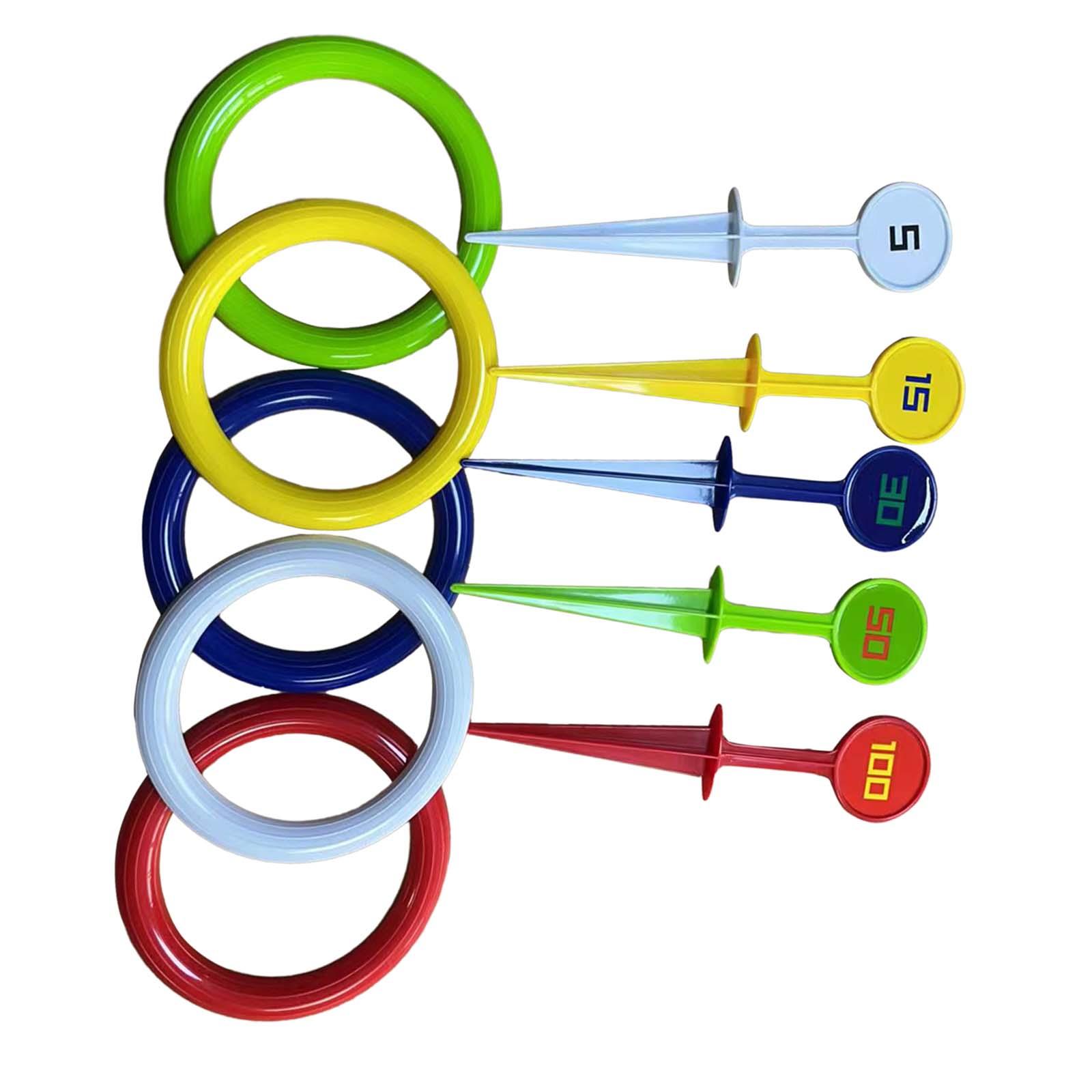 Kids Rings Toss Game Set 5 Thr - Kids Outdoor Garden Set avaliação e preço
