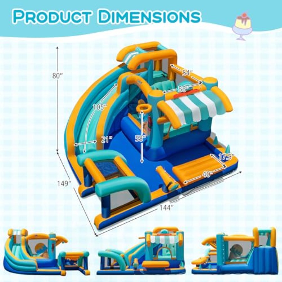 Outdoor indoor water bounce ho - Kids Outdoor Basketball avaliação e preço