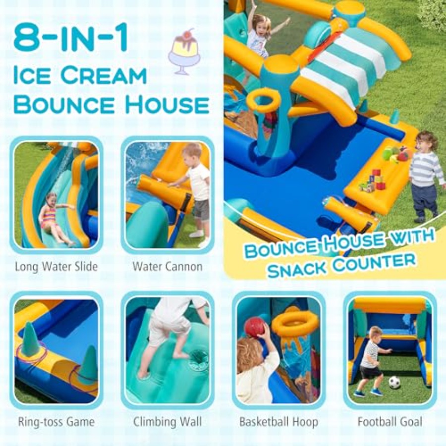 Outdoor indoor water bounce ho - Kids Outdoor Basketball avaliação e preço