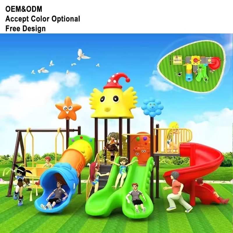 Playground Outdoor Kids Slide  - Kids Outdoor Swing avaliação e preço