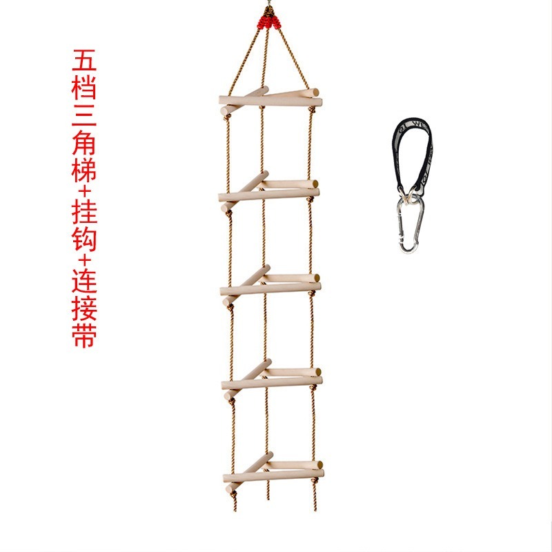 5 Rungs Single Head Wooden Tri - Kids Outdoor Swing avaliação e preço