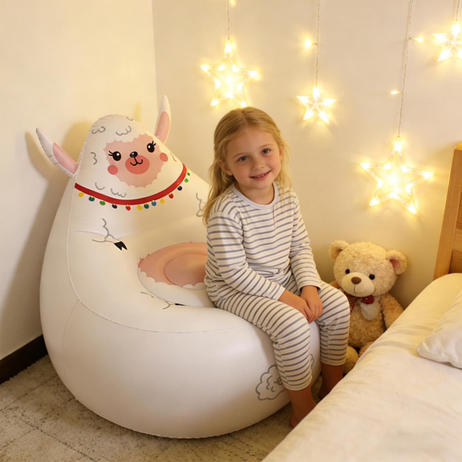 Inflatable Couch For Kids Fold - Kids Outdoor Foldable Chair avaliação e preço
