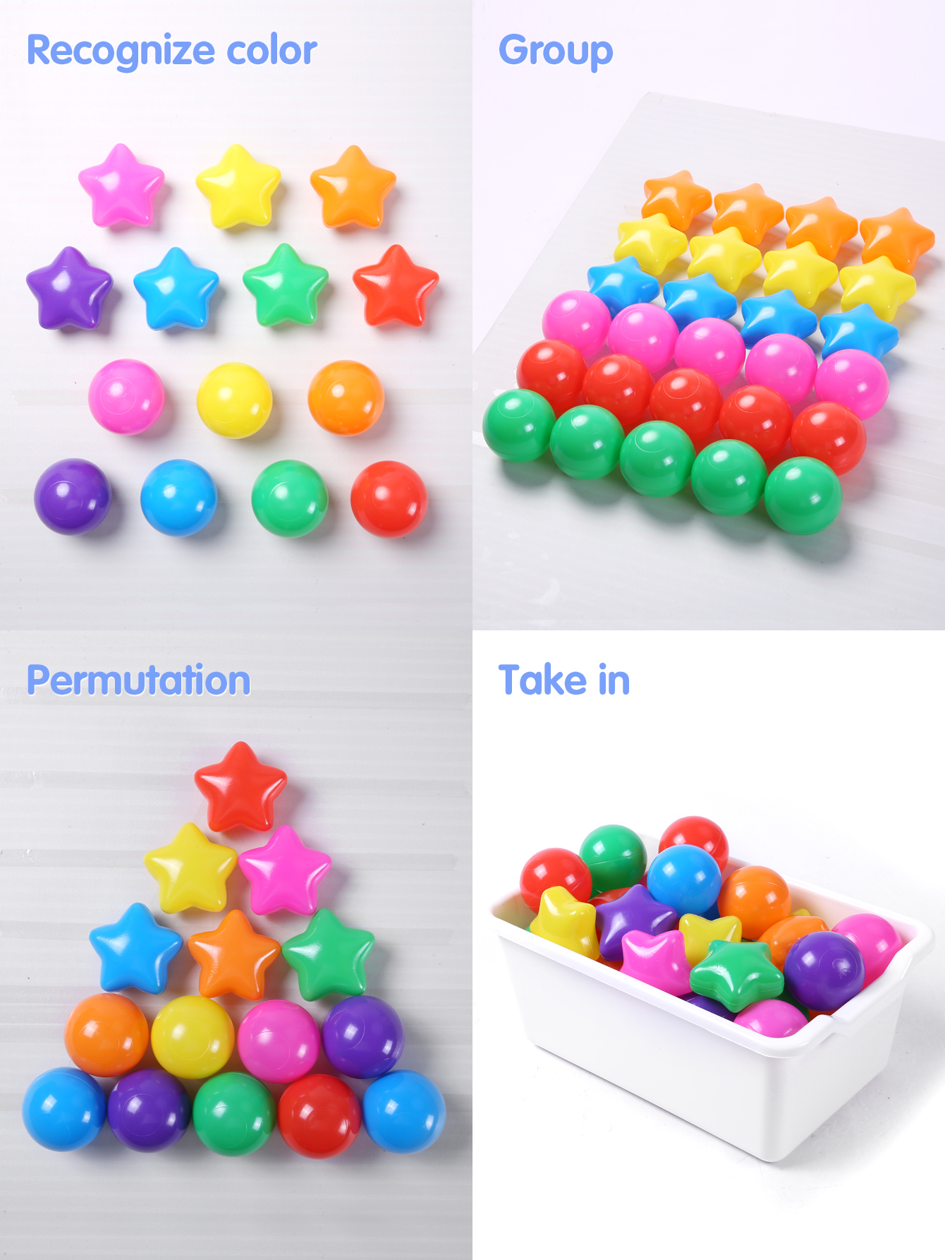 Crush Proof Ball Pit Ball Pack - Kids Outdoor Fence avaliação e preço